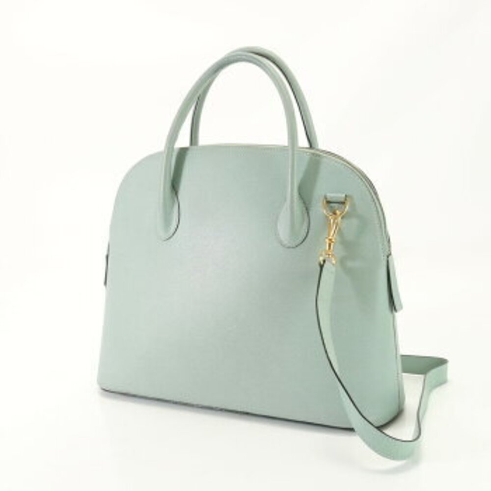 Celine leather shoulder bag crossbody handbag tote green - Picture 2 of 14